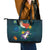 Cat Galaxy Christmas Leather Tote Bag Xmas Holiday Patterns - Wonder Print Shop