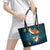 Cat Galaxy Christmas Leather Tote Bag Xmas Holiday Patterns - Wonder Print Shop
