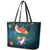 Cat Galaxy Christmas Leather Tote Bag Xmas Holiday Patterns - Wonder Print Shop