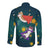 Cat Galaxy Christmas Long Sleeve Button Shirt Xmas Holiday Patterns - Wonder Print Shop