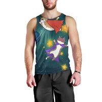 Cat Galaxy Christmas Men Tank Top Xmas Holiday Patterns - Wonder Print Shop