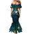 Cat Galaxy Christmas Mermaid Dress Xmas Holiday Patterns - Wonder Print Shop