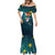 Cat Galaxy Christmas Mermaid Dress Xmas Holiday Patterns - Wonder Print Shop
