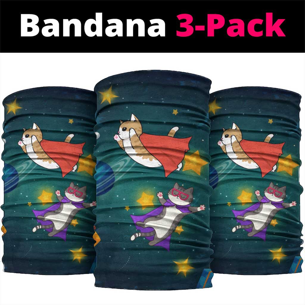 Cat Galaxy Christmas Neck Gaiter Xmas Holiday Patterns - Wonder Print Shop
