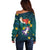 Cat Galaxy Christmas Off Shoulder Sweater Xmas Holiday Patterns - Wonder Print Shop