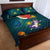 Cat Galaxy Christmas Quilt Bed Set Xmas Holiday Patterns - Wonder Print Shop