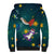Cat Galaxy Christmas Sherpa Hoodie Xmas Holiday Patterns - Wonder Print Shop