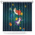 Cat Galaxy Christmas Shower Curtain Xmas Holiday Patterns - Wonder Print Shop