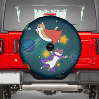 Cat Galaxy Christmas Spare Tire Cover Xmas Holiday Patterns - Wonder Print Shop