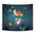 Cat Galaxy Christmas Tapestry Xmas Holiday Patterns - Wonder Print Shop