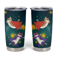 Cat Galaxy Christmas Tumbler Cup Xmas Holiday Patterns - Wonder Print Shop
