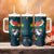Cat Galaxy Christmas Tumbler With Handle Xmas Holiday Patterns - Wonder Print Shop