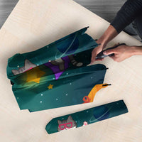 Cat Galaxy Christmas Umbrella Xmas Holiday Patterns - Wonder Print Shop