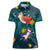 Cat Galaxy Christmas Women Polo Shirt Xmas Holiday Patterns - Wonder Print Shop