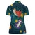 Cat Galaxy Christmas Women Polo Shirt Xmas Holiday Patterns - Wonder Print Shop
