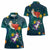 Cat Galaxy Christmas Women Polo Shirt Xmas Holiday Patterns - Wonder Print Shop