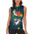 Cat Galaxy Christmas Women Sleeveless Polo Shirt Xmas Holiday Patterns - Wonder Print Shop