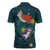 Cat Galaxy Christmas Zipper Polo Shirt Xmas Holiday Patterns - Wonder Print Shop