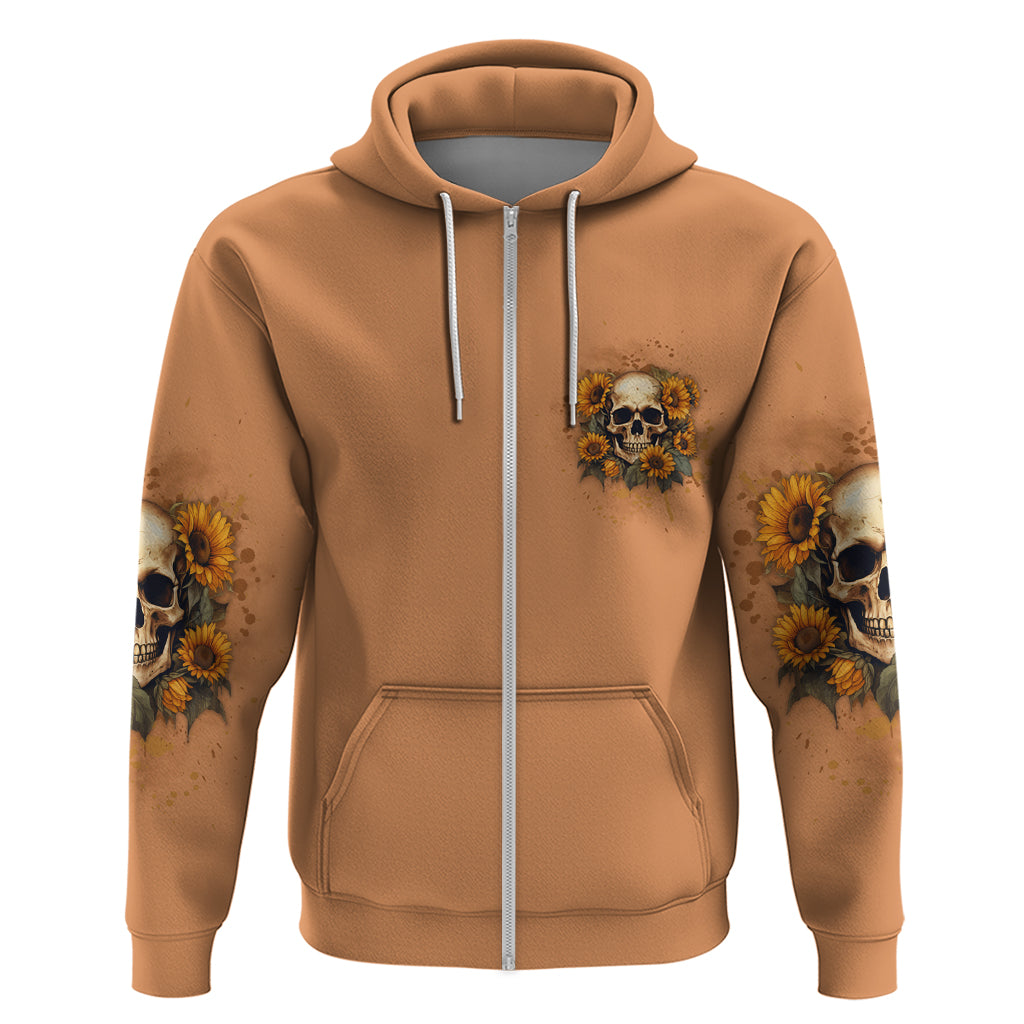 She Is Sunshine Sunflower Skull Hoodie - Wonder Print Shop
