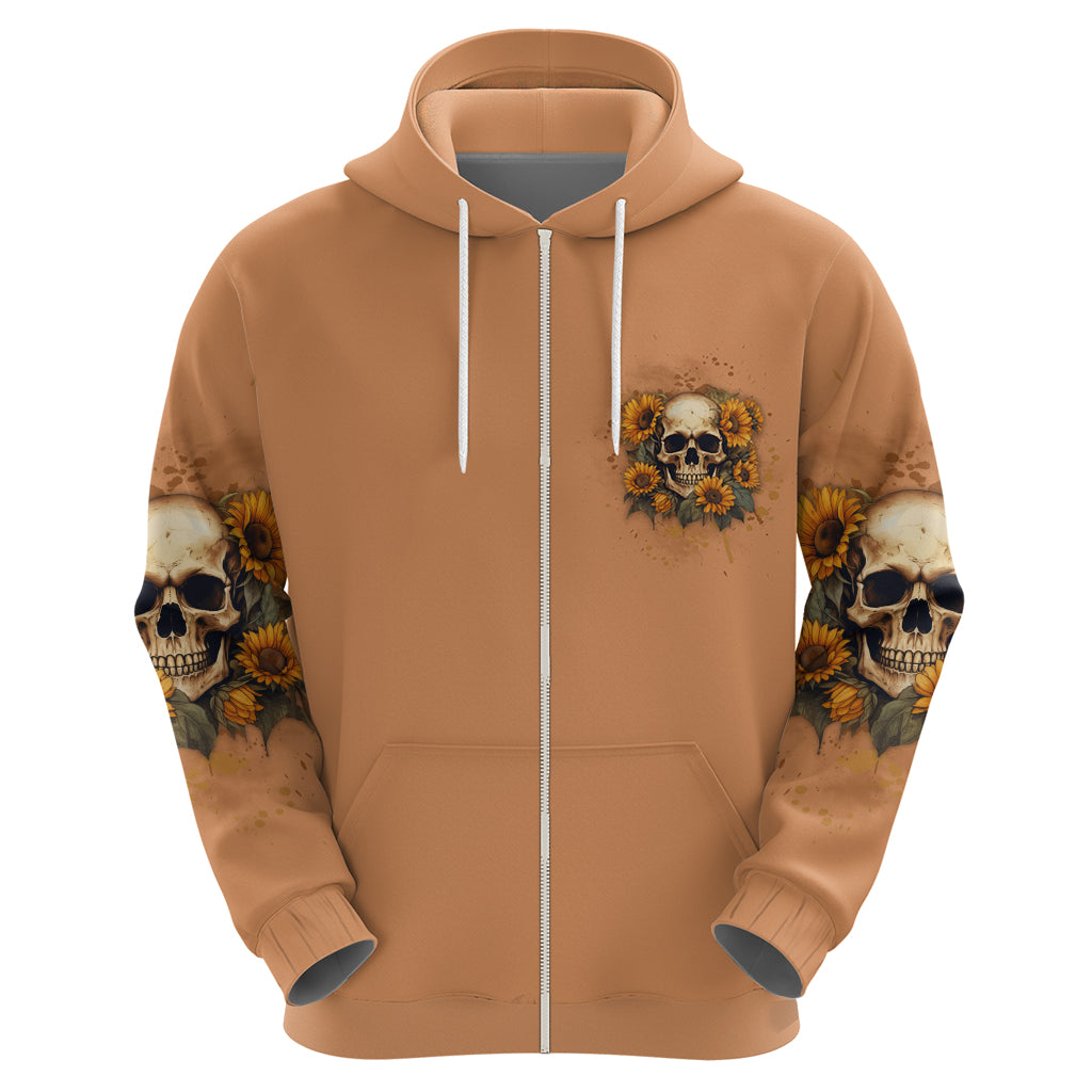 She Is Sunshine Sunflower Skull Hoodie - Wonder Print Shop