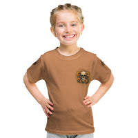 She Is Sunshine Sunflower Skull Kid T Shirt - Wonder Print Shop
