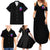 Warning Kinda Crazy Skull Family Matching Summer Maxi Dress and Hawaiian Shirt - Wonder Print Shop