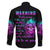 Warning Kinda Crazy Skull Family Matching Summer Maxi Dress and Hawaiian Shirt - Wonder Print Shop