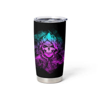 Warning Kinda Crazy Skull Tumbler Cup - Wonder Print Shop