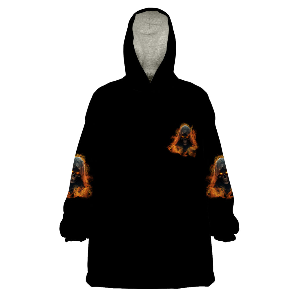 My Give A F Reaper Fire All Wearable Blanket Hoodie - Wonder Print Shop