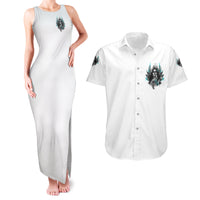 I Am The Storm Sugar Skull Couples Matching Tank Maxi Dress and Hawaiian Shirt - Wonder Print Shop