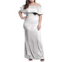 I Am The Storm Sugar Skull Family Matching Off Shoulder Maxi Dress and Hawaiian Shirt - Wonder Print Shop