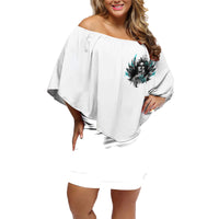 I Am The Storm Sugar Skull Family Matching Off Shoulder Short Dress and Hawaiian Shirt - Wonder Print Shop