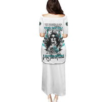 I Am The Storm Sugar Skull Family Matching Puletasi Dress and Hawaiian Shirt - Wonder Print Shop