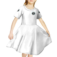 I Am The Storm Sugar Skull Kid Short Sleeve Dress - Wonder Print Shop