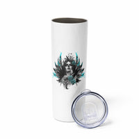 I Am The Storm Sugar Skull Skinny Tumbler - Wonder Print Shop