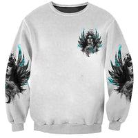 I Am The Storm Sugar Skull Sweatshirt - Wonder Print Shop