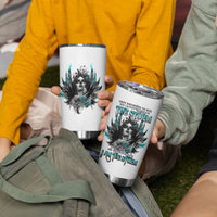 I Am The Storm Sugar Skull Tumbler Cup - Wonder Print Shop