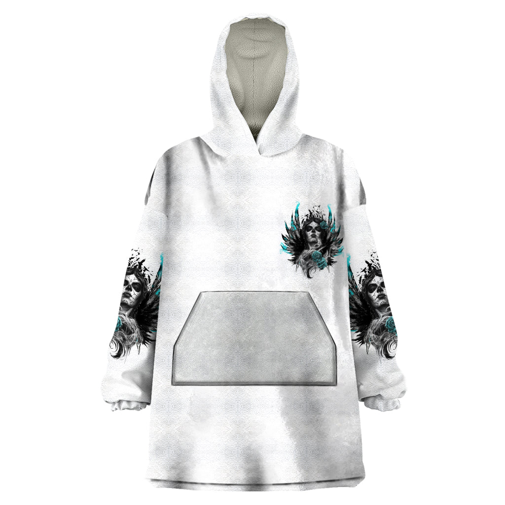 I Am The Storm Sugar Skull Wearable Blanket Hoodie - Wonder Print Shop