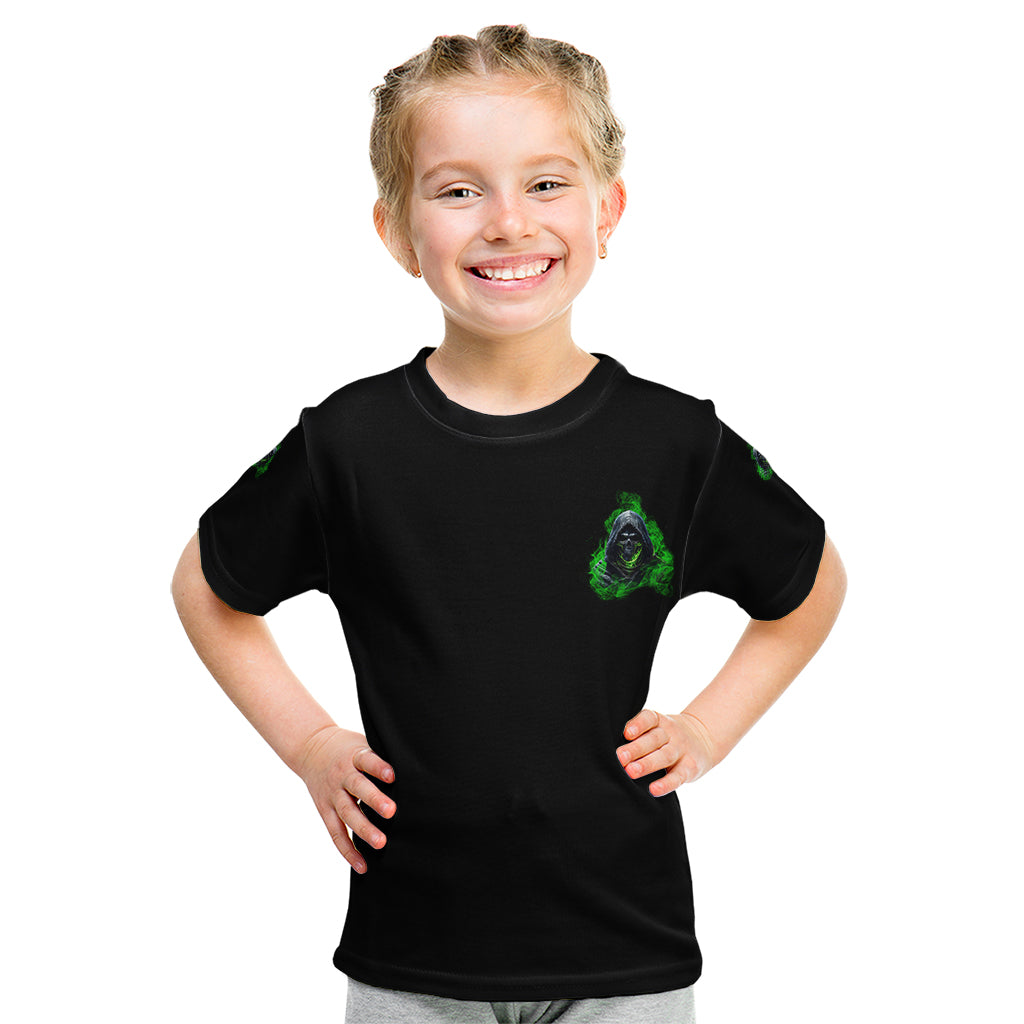 I'm Never Alone My Demons Are With Me 24/7 Kid T Shirt - Wonder Print Shop