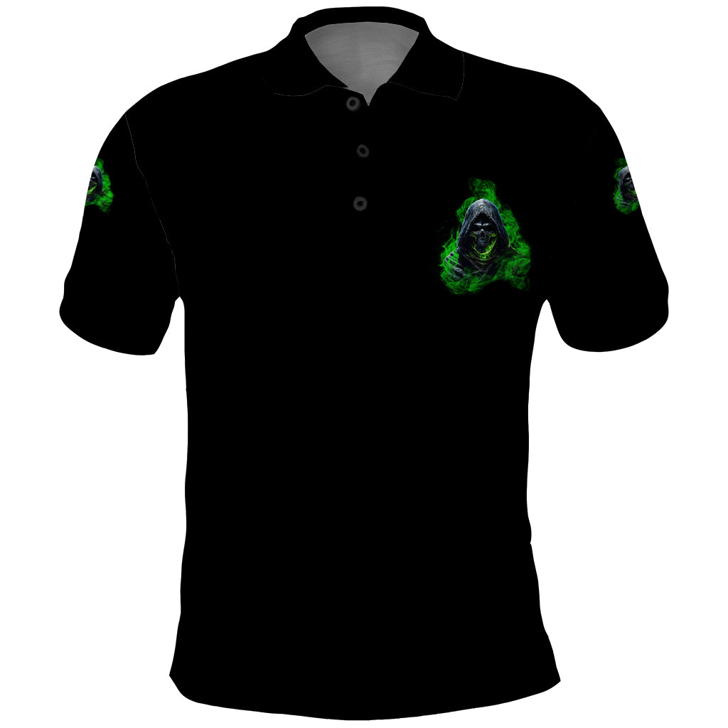 I'm Never Alone My Demons Are With Me 24/7 Polo Shirt - Wonder Print Shop