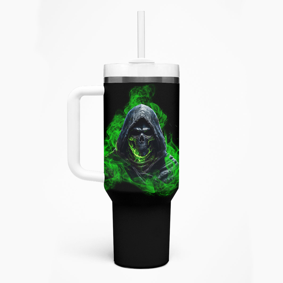I'm Never Alone My Demons Are With Me 24/7 Tumbler With Handle - Wonder Print Shop