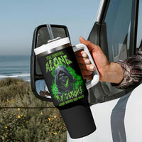 I'm Never Alone My Demons Are With Me 24/7 Tumbler With Handle - Wonder Print Shop