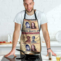 Brains Beauty And Breakthroughs Apron African Trailblazing Women Inventors and Innovators - Wonder Print Shop