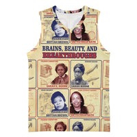 Brains Beauty And Breakthroughs Basketball Jersey African Trailblazing Women Inventors and Innovators - Wonder Print Shop