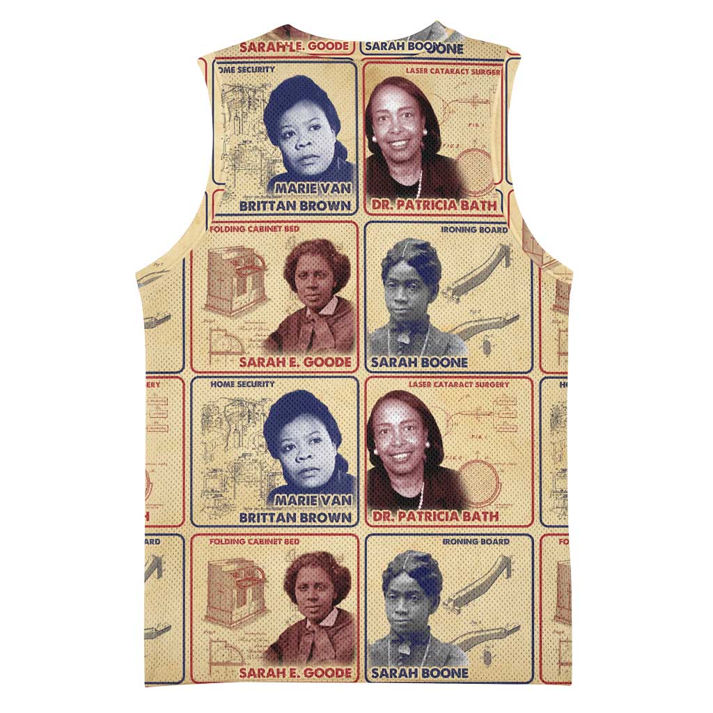 Brains Beauty And Breakthroughs Basketball Jersey African Trailblazing Women Inventors and Innovators - Wonder Print Shop