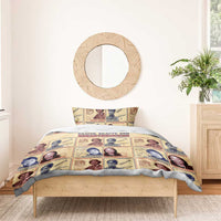 Brains Beauty And Breakthroughs Bedding Set African Trailblazing Women Inventors and Innovators - Wonder Print Shop