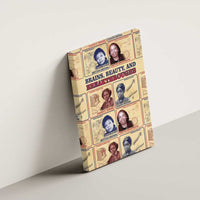 Brains Beauty And Breakthroughs Canvas Wall Art African Trailblazing Women Inventors and Innovators - Wonder Print Shop
