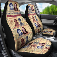 Brains Beauty And Breakthroughs Car Seat Cover African Trailblazing Women Inventors and Innovators - Wonder Print Shop