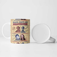 Brains Beauty And Breakthroughs Ceramic Mug African Trailblazing Women Inventors and Innovators - Wonder Print Shop