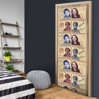 Brains Beauty And Breakthroughs Door Cover African Trailblazing Women Inventors and Innovators - Wonder Print Shop